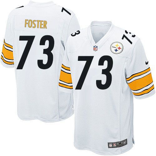 Men Pittsburgh Steelers 73 Ramon Foster Nike White Game NFL Jersey